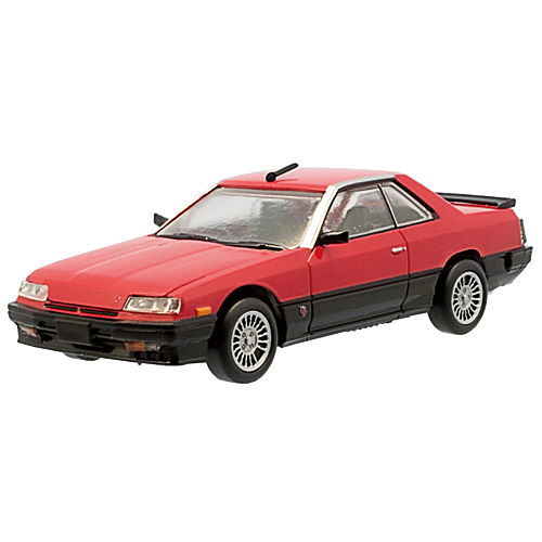 1/64 Scale Japanese Classic Car Selection Vol.11 Legend SKYLINE [8.2-D Nissan Skyline Hard Top 2000 Turbo Inter Cooler RS-X Red/Chrome Metallic]