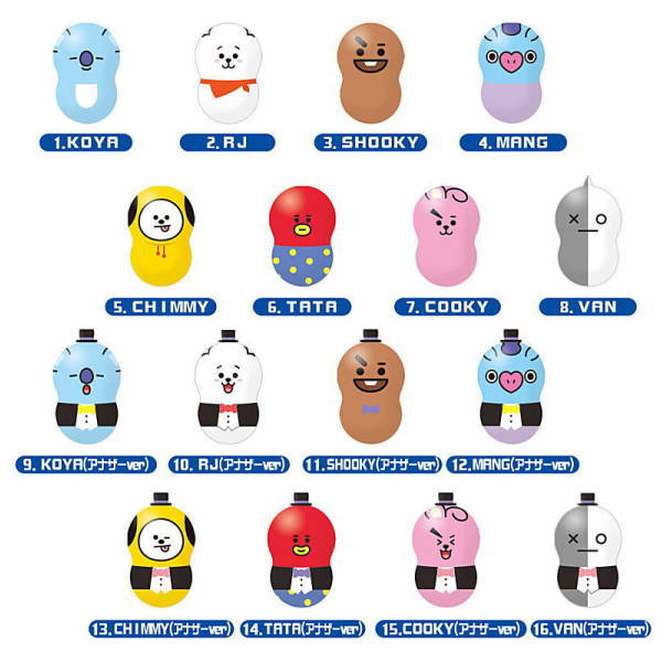 Coo'nuts BT21 [All 16 type set(Full Complete)]