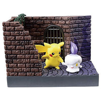 Pokemon Town Back Ally at Night [1.Pikachu & Litwick]