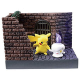 Pokemon Town Back Ally at Night [1.Pikachu & Litwick]