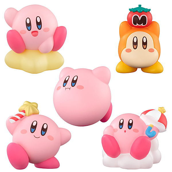 Kirby Friends [Assorted 5 type set (1.Kirby (Warp Star)/2.Waddle Dee/3.Kirby (Hoobari)/4.Kirby (Star Rod)/5.Parasol)]