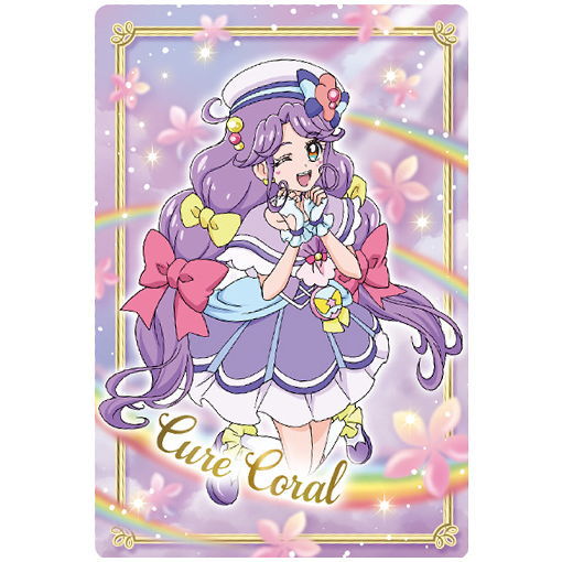 PreCure All Stars Kirakira Card Gummy [2.P02 Cure Coral]