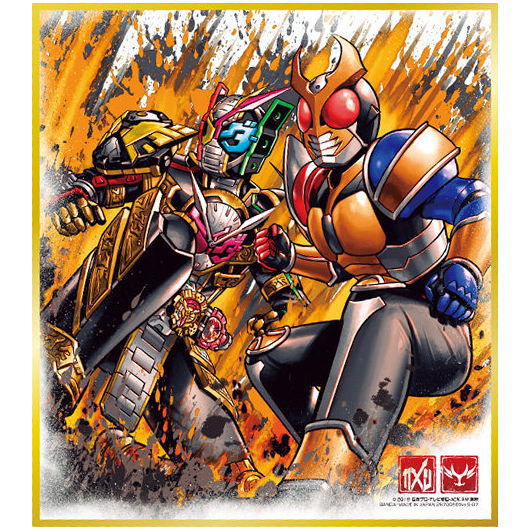Kamen Rider Shikishi ART 9 [7.Zi-O Trinity Agito Trinity Form]