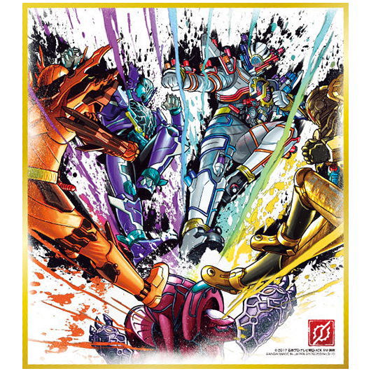 Kamen Rider Shikishi ART 9 [10.Build & Cross-Z & Grease & Rogue & Evolto]
