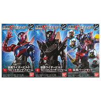 SHODO-X Kamen Rider 12 [Assorted 3 type set (1.Kamen Rider Build Rabbit Tank Form/2.Kamen Rider Build Rabbit Tank Hazard Form/7.Expansion parts set)]