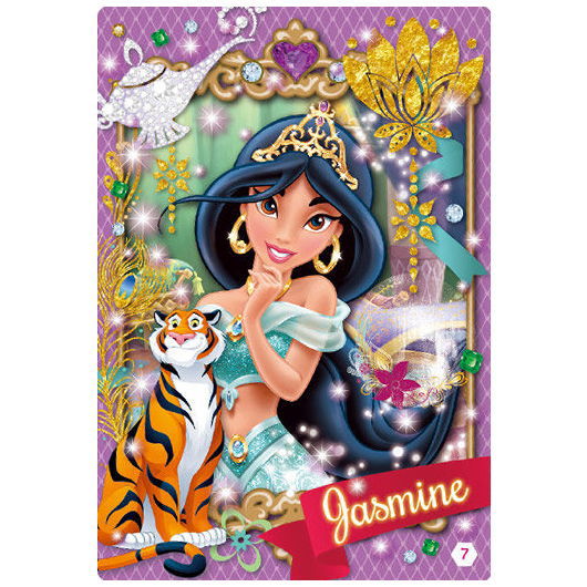 Disney 3D illusion card chocolate snack [7.Jasmine]