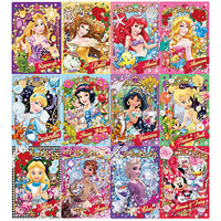 Disney 3D illusion card chocolate snack [All 12 type set(Full Complete)]