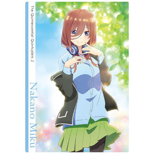 The Quintessential Quintuplets SS Wafer [3.Character Card 3: Miku Nakano]