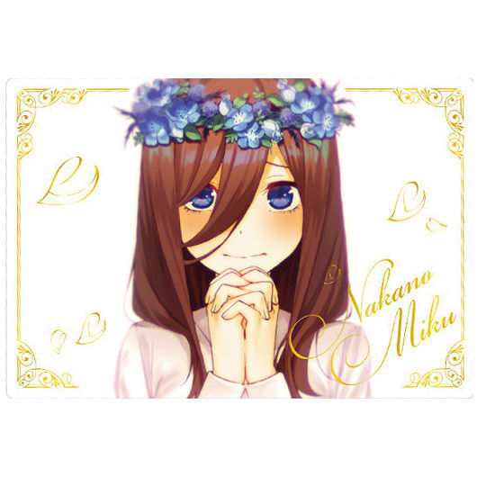 The Quintessential Quintuplets SS Wafer [20.Visual Card 3: Miku Nakano]