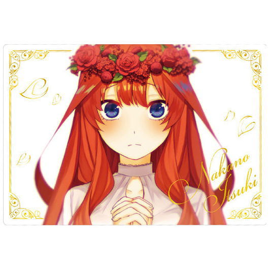 The Quintessential Quintuplets SS Wafer [22.Visual Card 5: Itsuki Nakano]