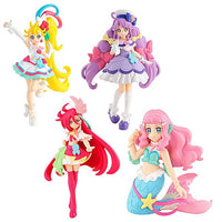 Tropical-Rouge! PreCure Cutie Figure [Assorted 4 type set (1.Cure Summer/2.Cure Coral/4.Cure Flamingo/5.Mermaid Laura)]