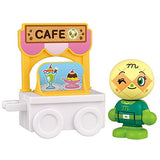 Anpanman Town Doll Set (Waku Waku Omiseya-san) [4.Melonpanna set (cafe wagon)]