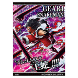 ONE PIECE Wafer Part.9 Hangeki no Noroshi [24.R: No.9-24 Monkey D. Luffy (Horonis)]