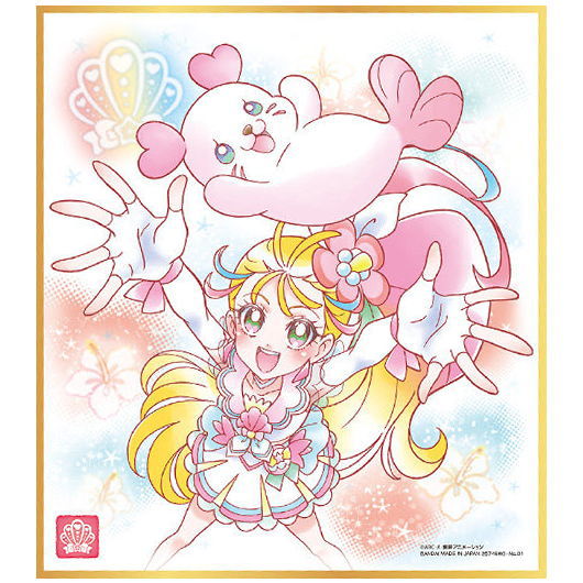 PreCure Shikishi ART Part.5 [1.Kururun with Cure Summer]