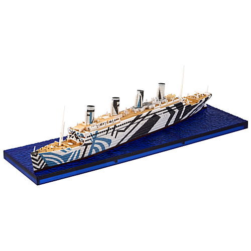 1/2000 scale Navy Kit of the World vol.3 Revival of The Titanic [5.1-B Olympic Dazzle Camouflage Design (At Sea ver.)]