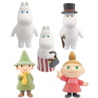 MOOMIN Doll Collection [Assorted 5 type set (1.Moomintroll/3.Moominpappa/4.Moominmamma/5.Snufkin/6.Little My)]