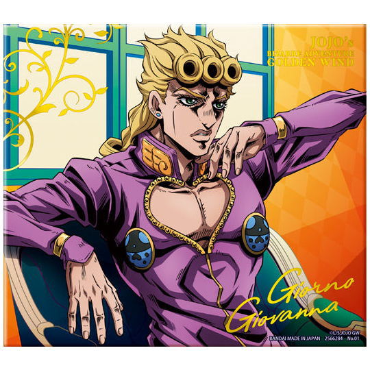 JoJo's Bizarre Adventure Golden Wind canvas style - Canvas Style- [1.Giorno Giovanna (golden foil stamping)]