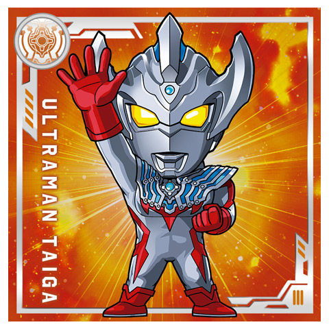 Ultraman Seal Chocolate Snack [6.Ultraman Taiga (S)]