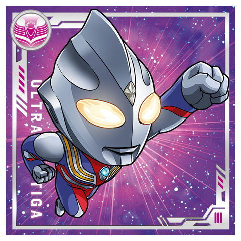 Ultraman Seal Chocolate Snack [23.Ultraman Tiga (S)]