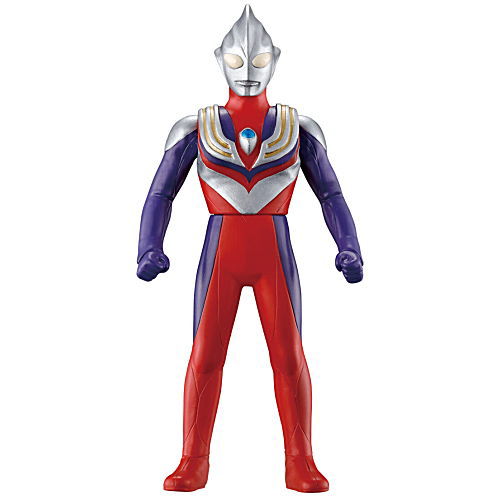 Sofubi Hero Ultraman Trigger & Ultra Heroes [4.Ultraman Tiga multi-type]