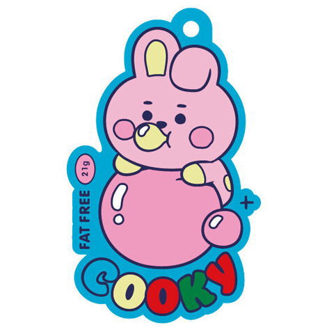 BT21 Pukkuri Rubber mascot [2.COOKY]