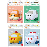 PUIPUI Molcar Korokoro Friends [Assorted 4 type set (1.Potatoƒg/2.Shiromo/6.Patmolcar/7.Emergency Molcar)]