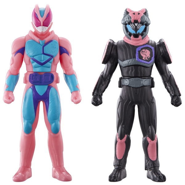 Sofubi Hero Kamen Rider Revise & Legend Kamen Rider [Assorted 2 type set (1.Kamen Rider Revi Rex Genome/2.Kamen Rider Vice Rex Genome)]