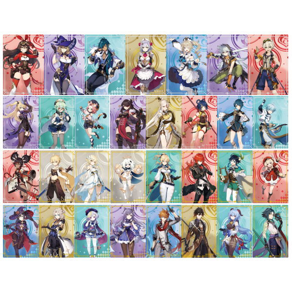 Genshin Impact Wafer [Assorted 31 types set excluding visual cards]