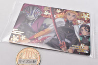 Kimetsu no Yaiba Wafer Part.4 [33.Visual rare card 5: Tanjiro Kamado ¥ Kyojuro Rengoku ¥ Akaza (Hologram specification)]