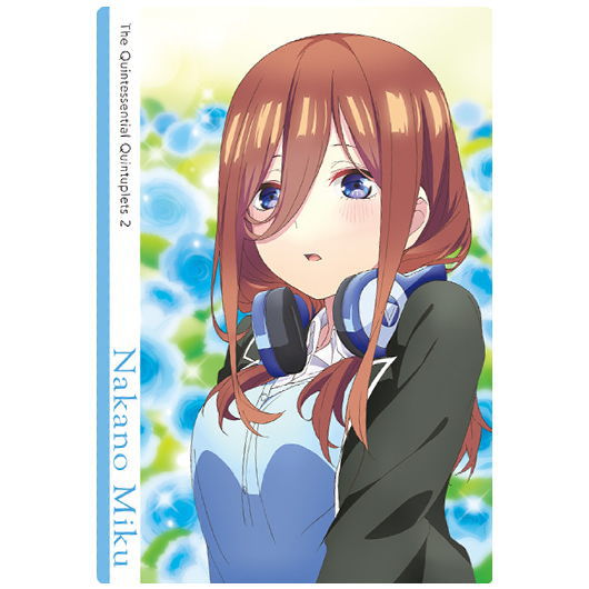 The Quintessential Quintuplets (season 2) Wafer Part.2 [3.Character Card 3: Miku Nakano]