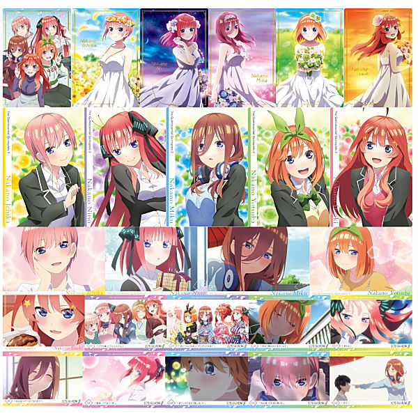 The Quintessential Quintuplets (season 2) Wafer Part.2 [All 25 type set(Full Complete)]