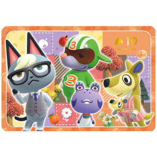 Animal Crossing: New Horizons Card Gummy Part.3 [26.Birthday calendar card 10: October]