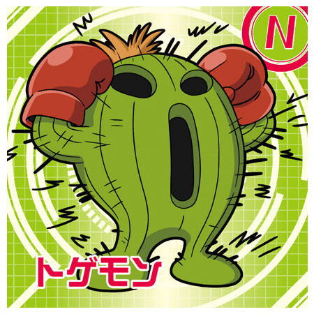 Digimon Sticker Chocolate Snack [5.(30) Togemon (N)]