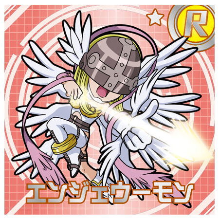 Digimon Sticker Chocolate Snack [8.(33) Angewomon (R)]