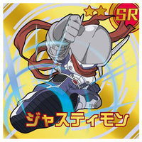 Digimon Sticker Chocolate Snack [13.(38) Justimon (SR)]