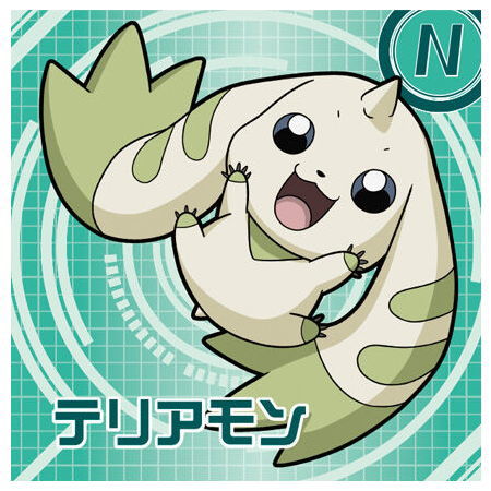 Digimon Sticker Chocolate Snack [16.(41) Terriermon (N)]