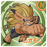 Digimon Sticker Chocolate Snack [17.(42) Leomon (N)]