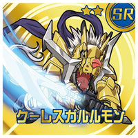 Digimon Sticker Chocolate Snack [27.(52) CresGarurumon (SR)]