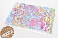 Movie Tropical-Rouge! PreCure Yuki no Princess to Kiseki no Yubiwa! KiraKira Card Gummy [19.Precure large Meet up (Golden foil stamping)]