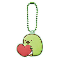 Sumikkogurashi Pukkuri Rubber Mascot Gummy [2.Penguin? x Heart]