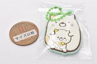 Sumikkogurashi Pukkuri Rubber Mascot Gummy [9.Neko x Plush Toy]