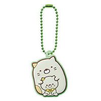 Sumikkogurashi Pukkuri Rubber Mascot Gummy [9.Neko x Plush Toy]