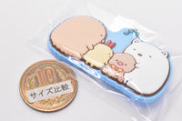 Sumikkogurashi Pukkuri Rubber Mascot Gummy [12.Shirokuma x Tonkatsu]