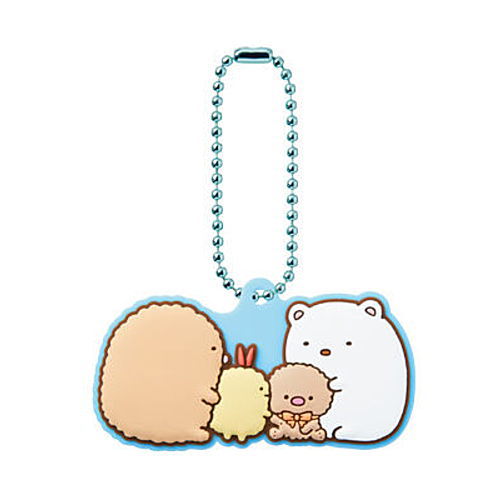 Sumikkogurashi Pukkuri Rubber Mascot Gummy [12.Shirokuma x Tonkatsu]