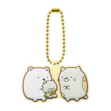 Sumikkogurashi Pukkuri Rubber Mascot Gummy [13.Shirokuma x Neko]