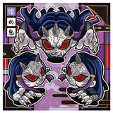 Niforamtion Kimetsu no Yaiba Deformed Style Sticker Wafer Part.5 [4.Numanooni (Normal)]