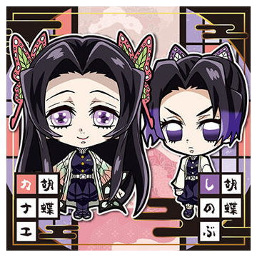 Niforamtion Kimetsu no Yaiba Deformed Style Sticker Wafer Part.5 [20.Kanae & Shinobu (Normal)]