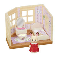 Sylvanian Families Mini Series Large House with Light (Kabaya original shokugan) [3.Child room and her chocolate rabbit girl (Flair)]