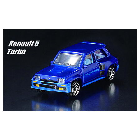Majorette Minicar Prime model Historic car edition [3.RENAULT 5 TURBO]