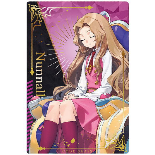 Code Geass Genesic Re;CODE Twin Wafer [10.Character card 10: Nunnally]
